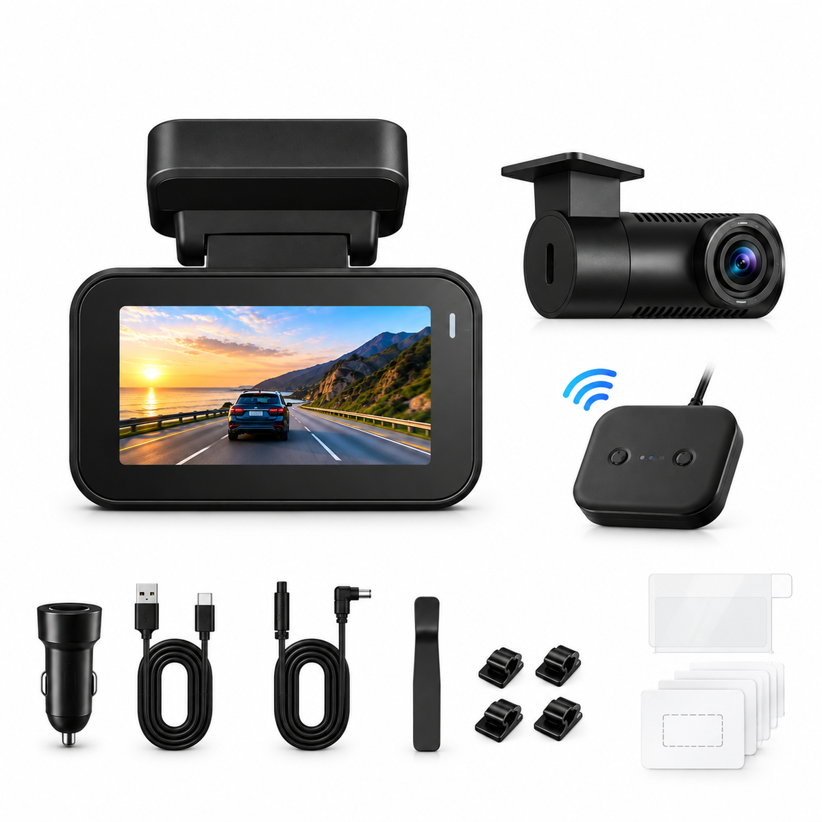 Dashcam Voiture Avant Et Arriere