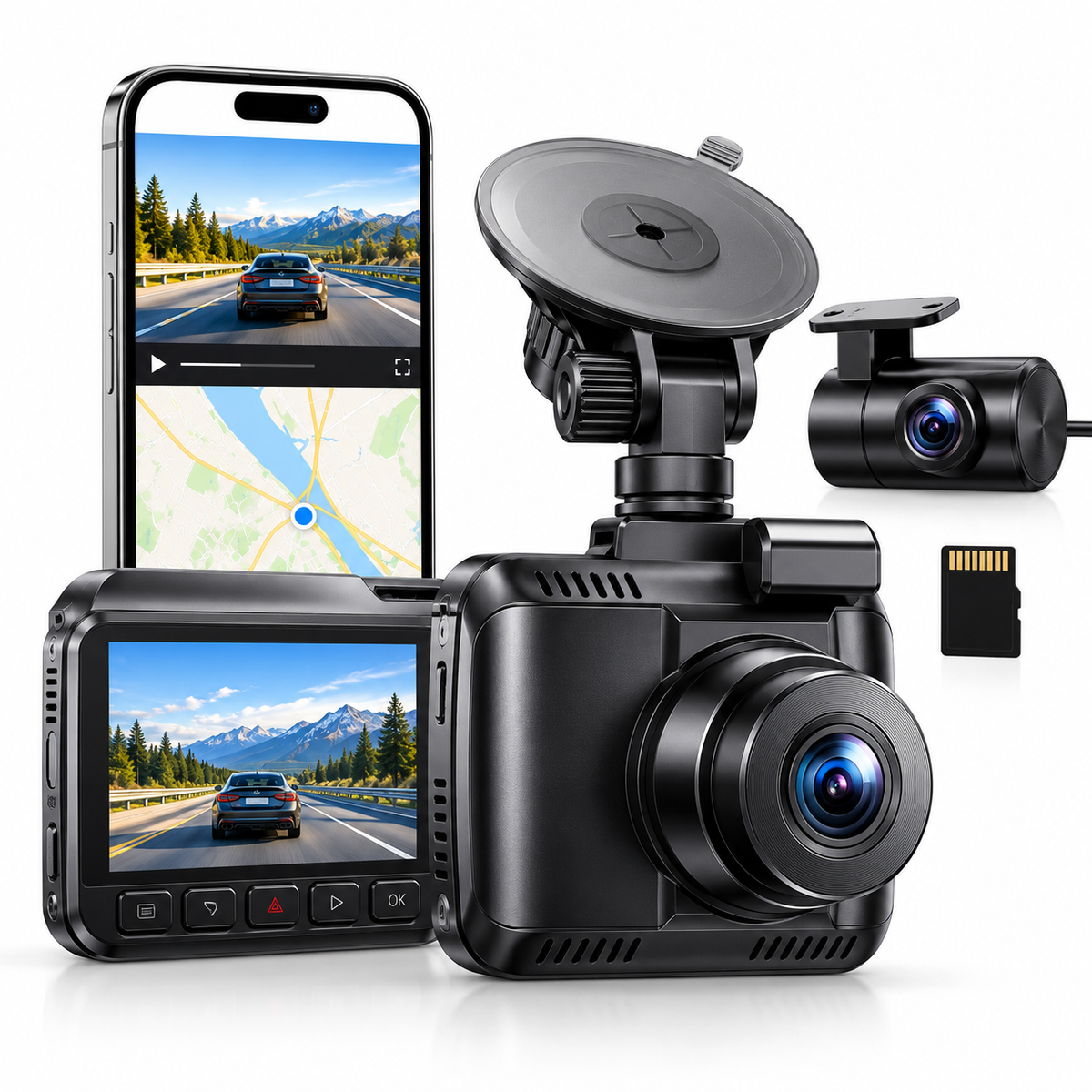 Dashcam 64 ou 128 GB