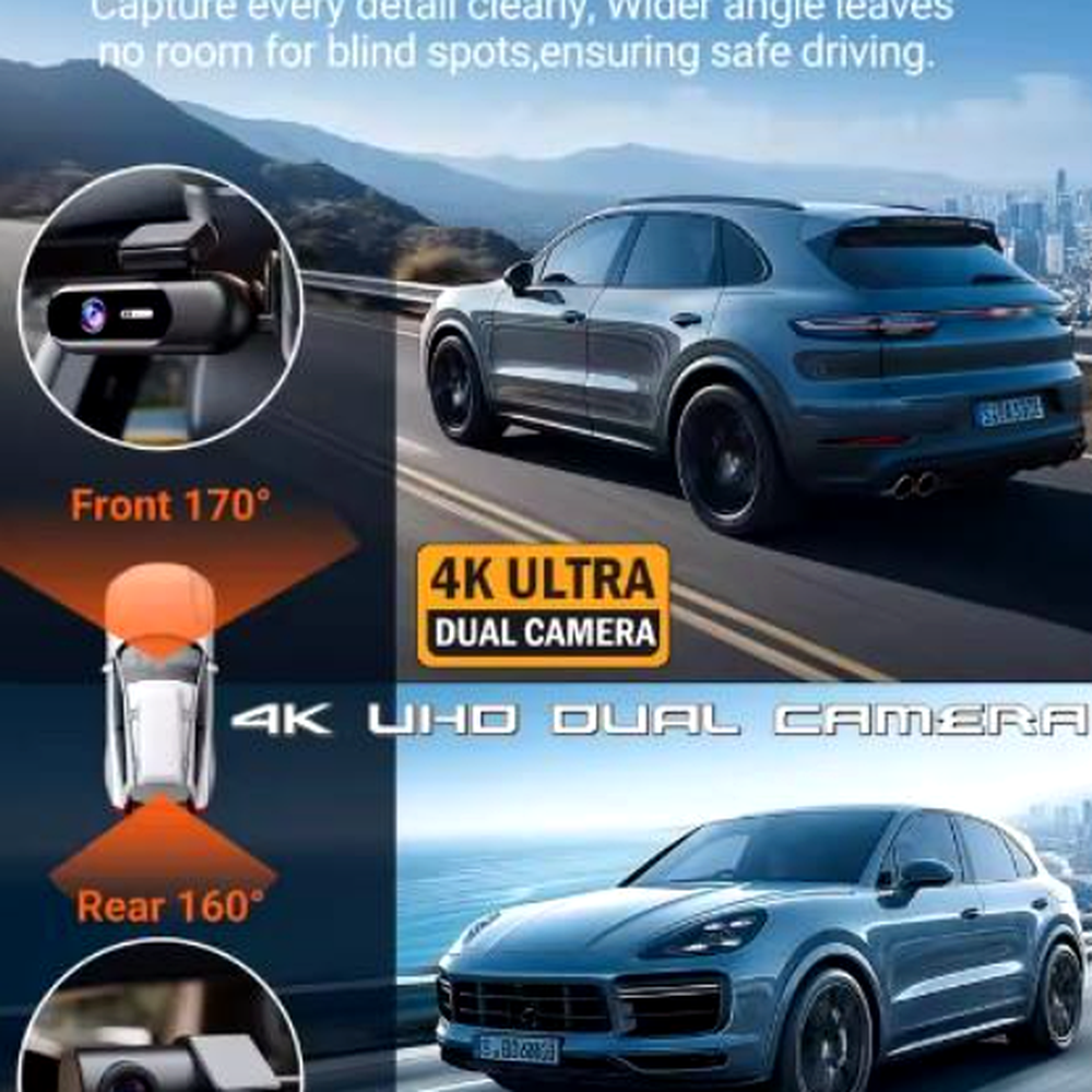 Dashcam de tableau de bord pour voitures