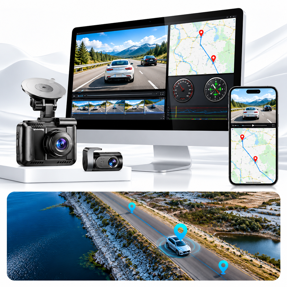 Dashcam 64 ou 128 GB