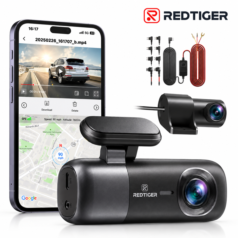Dashcam Voiture Avec Batterie Interne