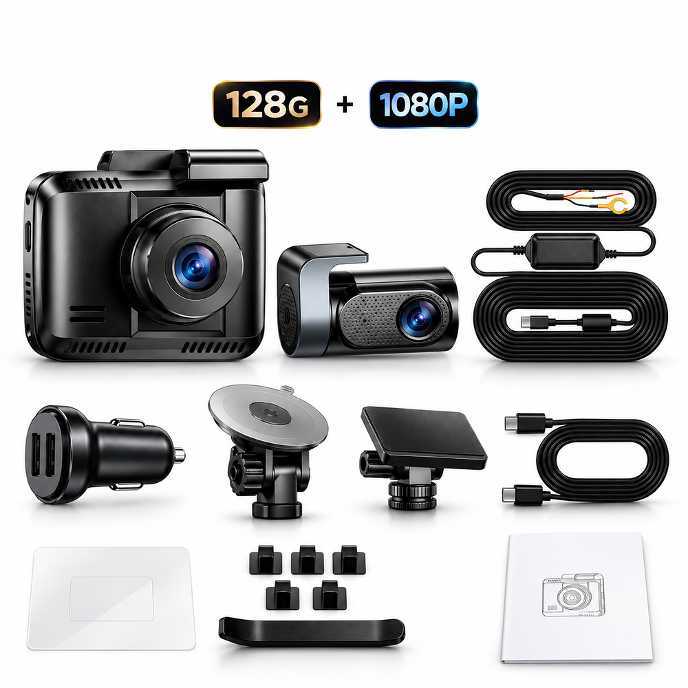 Dashcam 64 ou 128 GB