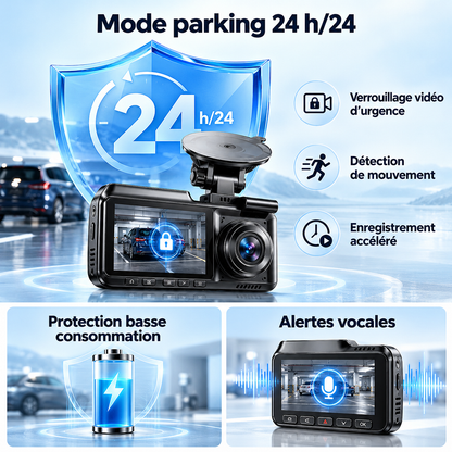 Dashcam 64 ou 128 GB