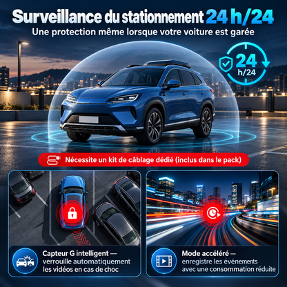 Voiture dashcam 4k